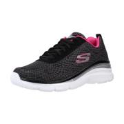 Stijlvolle Bold Boundaries Sneakers Skechers , Black , Dames