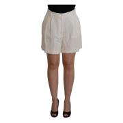 Katoenen Shorts Dolce & Gabbana , White , Dames
