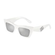 Iconische Stijl Zonnebril Dolce & Gabbana , White , Dames