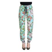 Luxe Multicolor Bloemen Sweatpants Dolce & Gabbana , Multicolor , Dame...