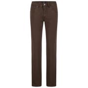 Bruine Denim Jeans Gardeur , Brown , Heren