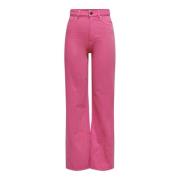 Camille-Milly Jeans Only , Pink , Dames