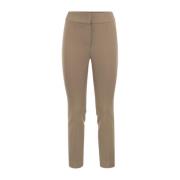 Slim-fit Trousers Peserico , Brown , Heren