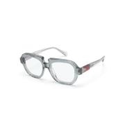 Grijze Optische Bril voor Dagelijks Gebruik Kuboraum , Gray , Unisex