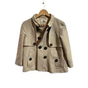 Pre-owned Wool outerwear Burberry Vintage , Beige , Dames