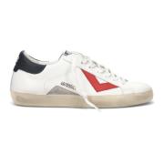 Suprime Sneakers in het Wit 4B12 , White , Heren