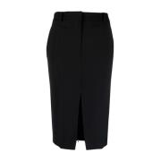 Stoffen Rok N21 , Black , Dames