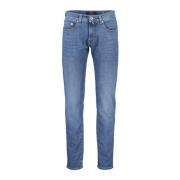 Blauwe Denim Jeans Pierre Cardin , Blue , Heren