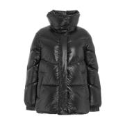 Zwarte Aw23 Donsjas voor Dames Woolrich , Black , Dames