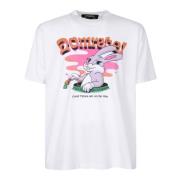 T-Shirts Domrebel , White , Heren