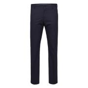 Cropped Trousers Selected Homme , Blue , Heren
