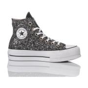 Handgemaakte Zwarte Sneakers voor Vrouwen Converse , Black , Dames