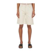 Klassieke Denim Shorts Wynn Hamlyn , White , Heren