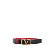 Chique en tijdloze VLogo Riem Valentino , Black , Dames