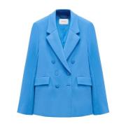 Elegante Double-Breasted Blazer Dorothee Schumacher , Blue , Dames