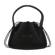 Ryan Geribbelde Nylon Handtas Alexander Wang , Black , Dames