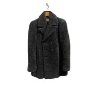Pre-owned Faux Fur outerwear Saint Laurent Vintage , Black , Dames