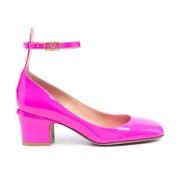 Fuchsia Patentleren Pumps Valentino Garavani , Pink , Dames