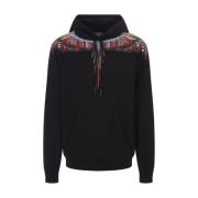 Zwarte Grizzly Wings Hoodie voor Heren Marcelo Burlon , Black , Heren