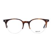 Bruine Plastic Ronde Optische Brillen Bally , Brown , Unisex