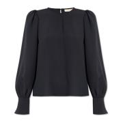 Lilliana top met pofmouwen Ulla Johnson , Blue , Dames