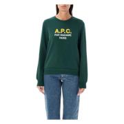 Elegante Sweatshirt voor Vrouwen A.p.c. , Green , Dames