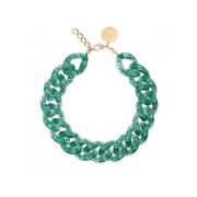 Sprankelende Ketting - Luxe Mode Sieraden Vanessa Baroni , Green , Dam...