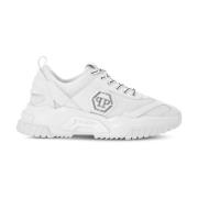 Logo-Plaque Sneakers Philipp Plein , White , Heren