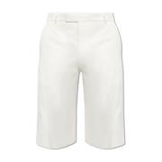 Katoenen shorts Alexander McQueen , White , Heren