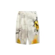 Bedrukte shorts Alexander McQueen , White , Heren