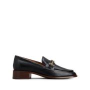 Leren Mocassin Tod's , Black , Dames