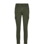 Stijlvolle Army Groene Broek met Elastische Taille MOS Mosh , Green , ...