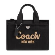 Schoudertas met logo Coach , Black , Dames