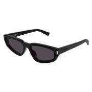 Slim Bold Nova Sunglasses Saint Laurent , Black , Dames