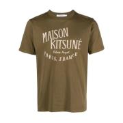 Klassieke T-shirts en Polos Maison Kitsuné , Green , Heren