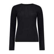 Zachte en comfortabele dames sweatshirt Roberto Collina , Black , Dame...