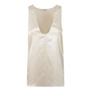 Stijlvolle Top Saint Laurent , Beige , Dames