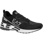 Stijlvolle Crusher Sneakers voor Mannen Emporio Armani EA7 , Black , H...