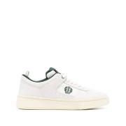 Witte lage sneakers met geborduurd logo Bally , White , Heren