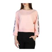 Katoenmix Sweatshirt voor Lente/Zomer Dames Moschino , Pink , Dames