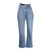 Straight Jeans met Bikini-Laag en Asymmetrische Tailleband Alexander W...