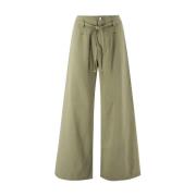 Wide Trousers Etro , Green , Dames