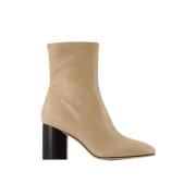 Leather boots aeyde , Beige , Dames