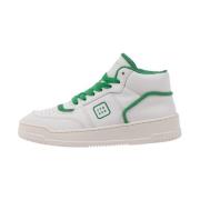 Hoge Top Sneaker Wit/Groen Cph196 - 37 Copenhagen Shoes , Green , Dame...