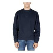 Blauwe Heren Sweatshirt Hugo Boss , Blue , Heren