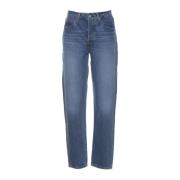 Straight Jeans voor Vrouwen Levi's , Blue , Dames