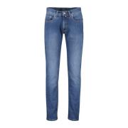 Blauwe Denim Jeans Pierre Cardin , Blue , Heren