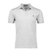 Grijze polo shirt met korte mouwen Ralph Lauren , Gray , Heren