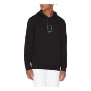 Gedrukte hoodie voor heren Armani Exchange , Black , Heren