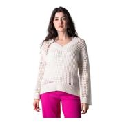 Luxe Airness Pullover Orchid White Dorothee Schumacher , White , Dames